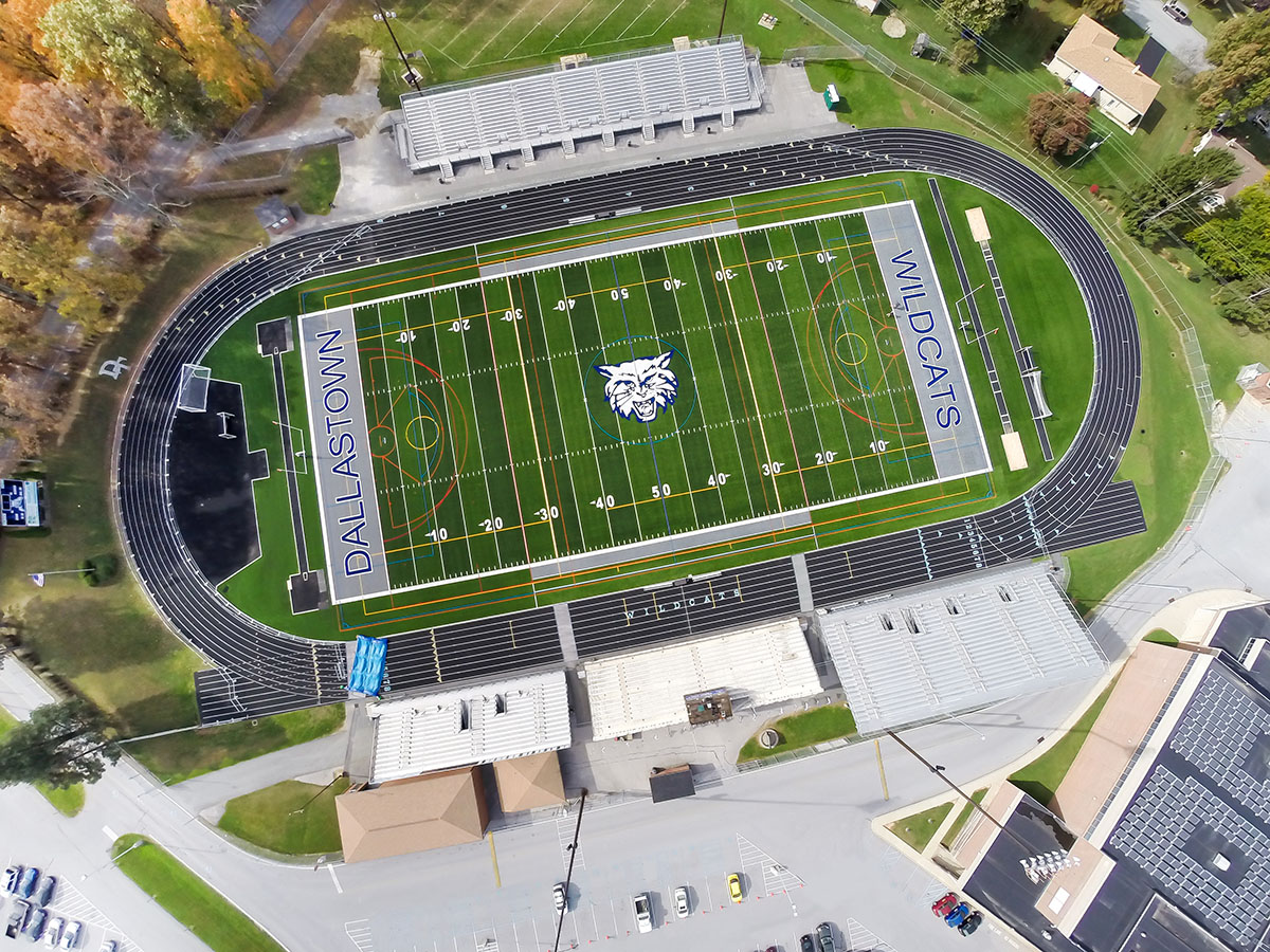 Dallastown Wildcats football field. 